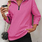 🔥Ultimo giorno di promozione: 50% DI SCONTO🏆 Felpa da donna con zip e spalle scese