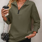 🔥Ultimo giorno di promozione: 50% DI SCONTO🏆 Felpa da donna con zip e spalle scese